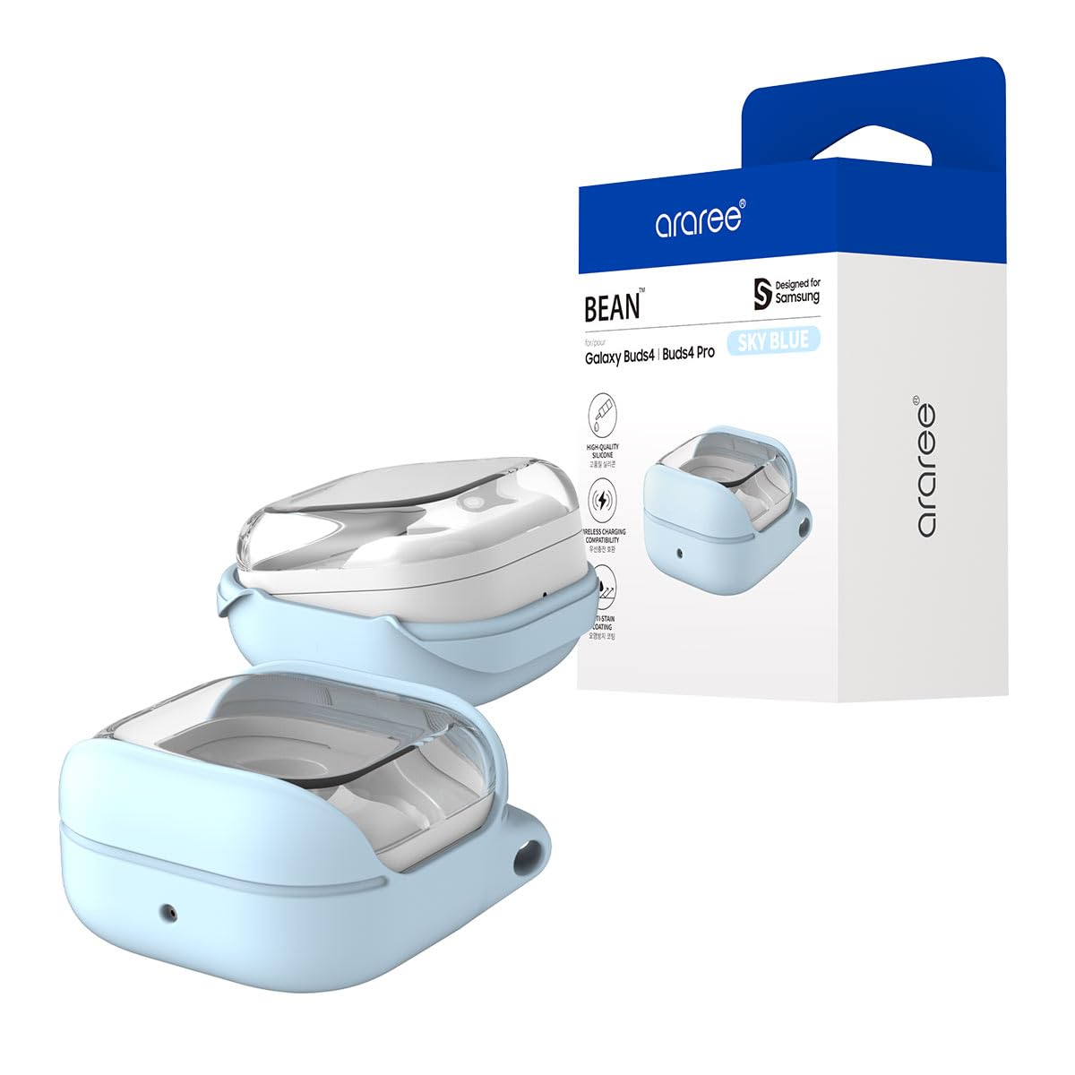Amazon | 【araree】 Galaxy Buds4 Buds 4 Pro 対応 ケース サムスン